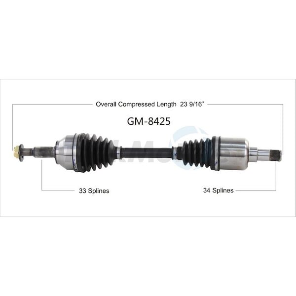 Surtrack Axle Cv Axle Shaft, Gm-8245 GM-8245 - main